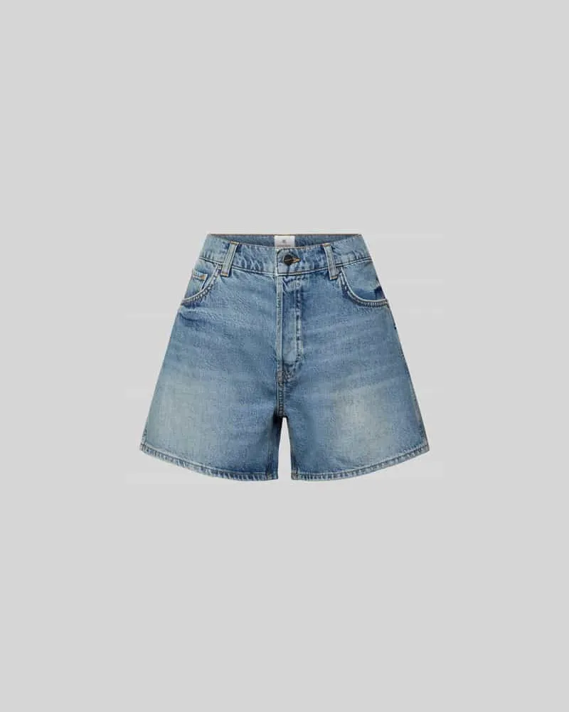 Anine Bing Jeansshorts aus reiner Baumwolle Jeansblau