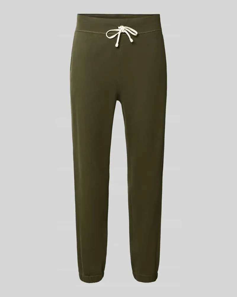 Ralph Lauren Relaxed Fit Sweathose aus Baumwoll-Mix Oliv