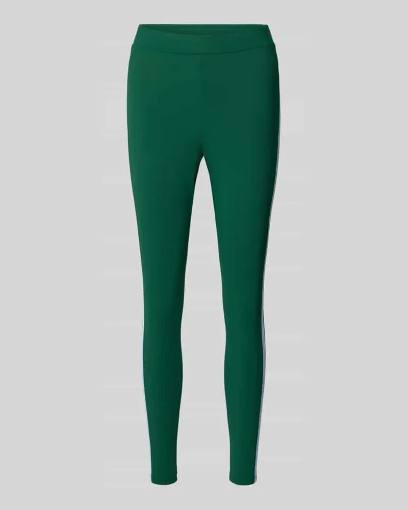 Marc Cain Slim Fit Leggins mit elastischem Bund Gruen