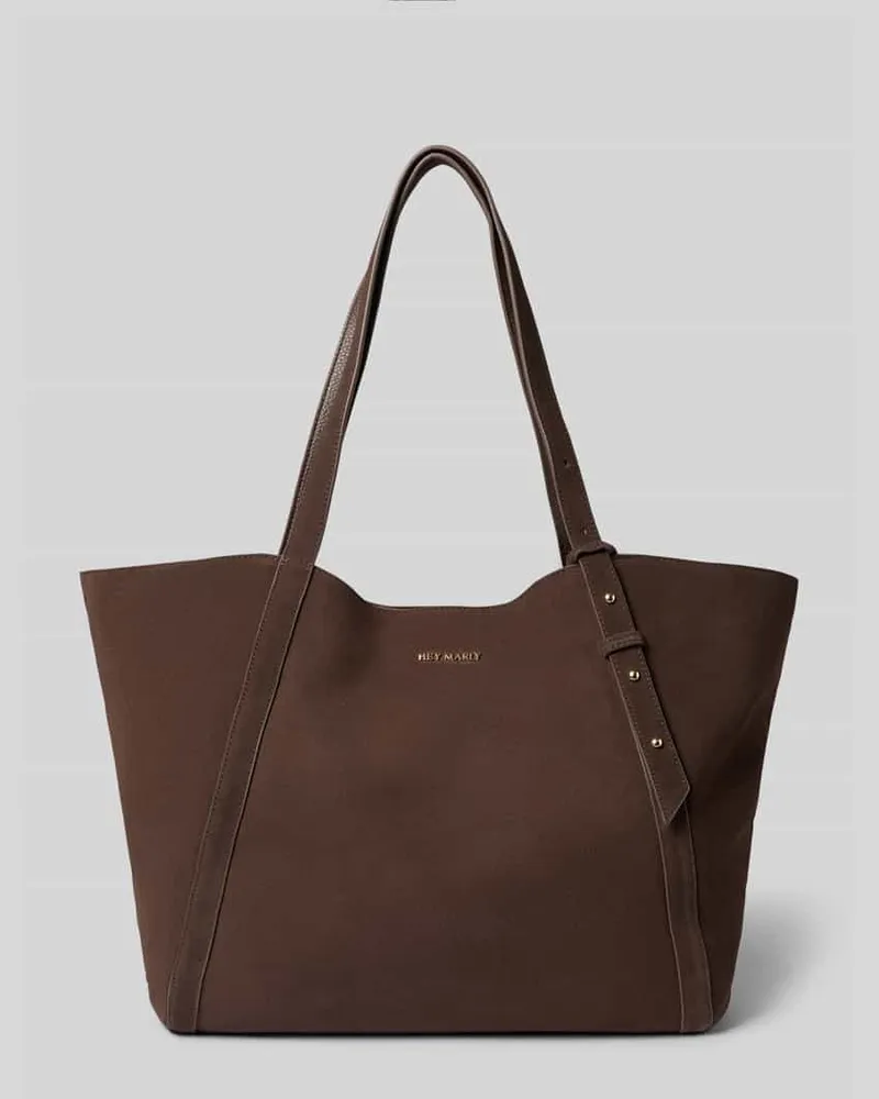 Hey Marly Shopper aus echtem Leder Modell 'Pretty Wonder Dunkelbraun