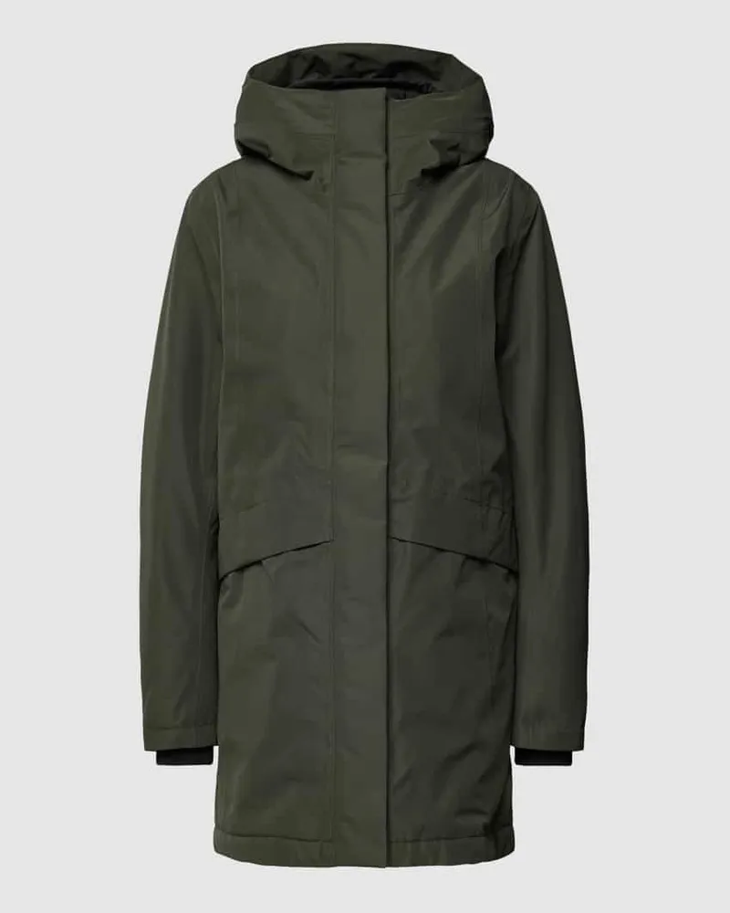 Didriksons 1913 Parka mit Kapuze Modell 'CAJSA Dunkelgruen