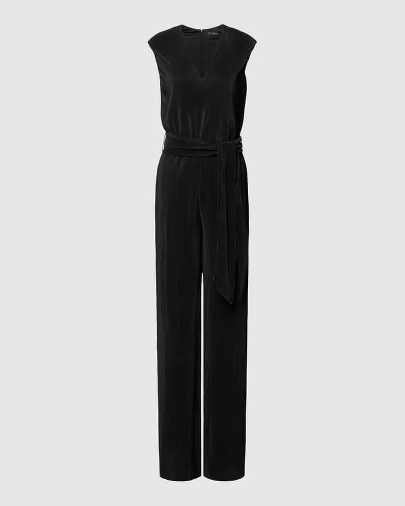 Vera Mont Jumpsuit mit Bindegürtel Black