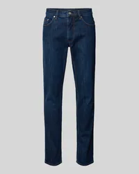 Brax Regular Fit Jeans im 5-Pocket-Design Modell 'Cooper Dunkelblau