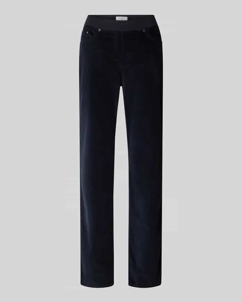 Brax Flared Fit Cordhose mit Viskose-Anteil Modell 'PAMINA Marine