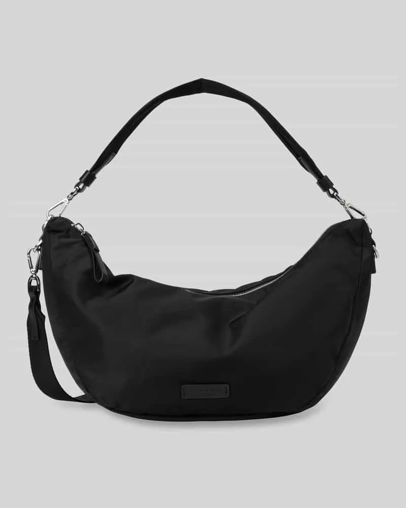 Marc O'Polo Umhängetasche mit abnehmbarem Schulterriemen aus Nylon Black