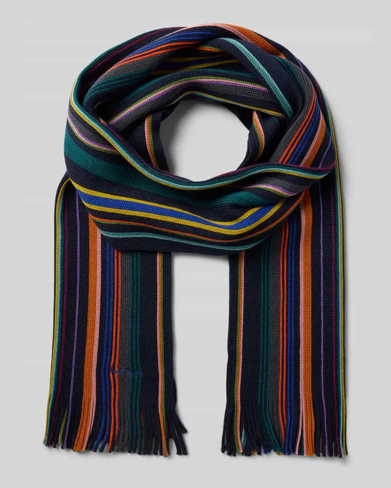 Paul Smith Schal aus Lanawolle Modell 'IVAN Black