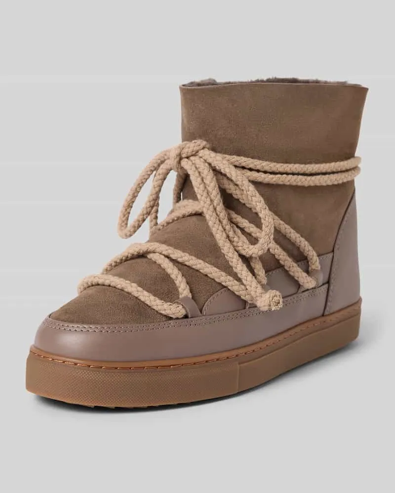 INUIKII Boots mit Schnürverschluss Modell 'Classic Taupe
