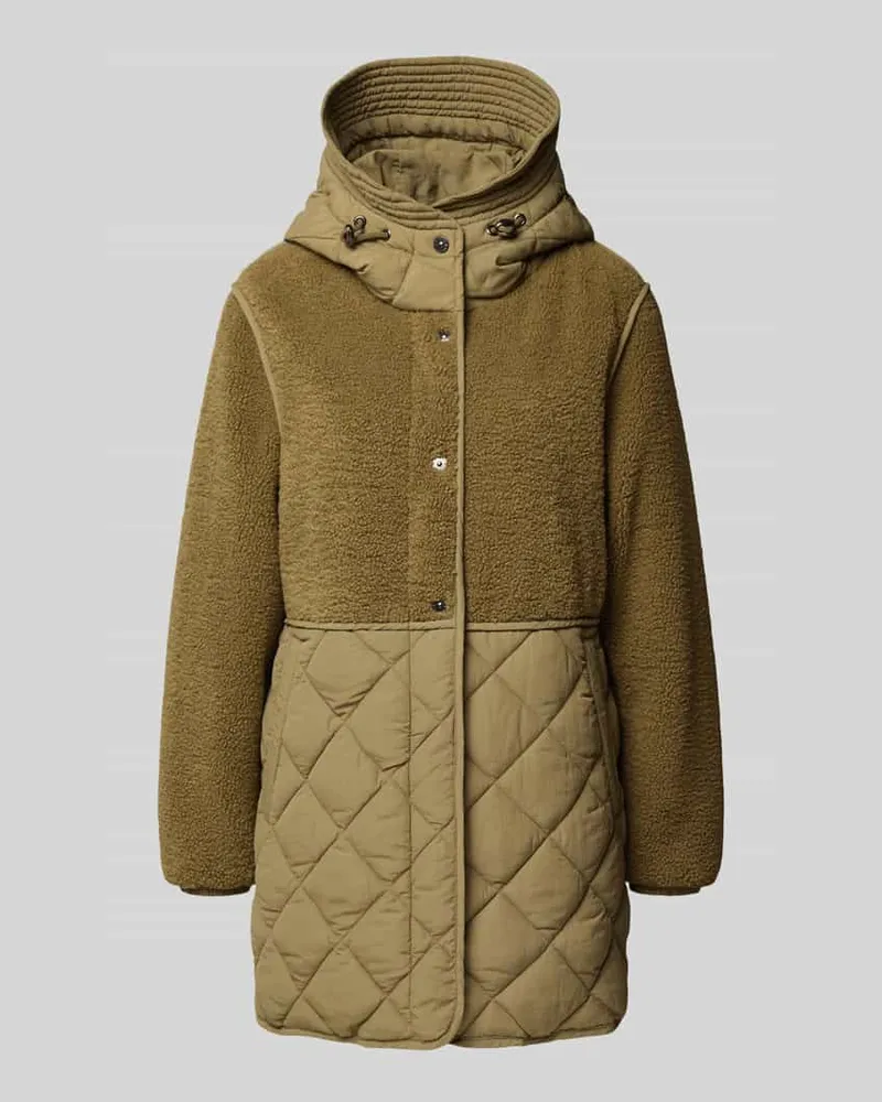 Fuchs Schmitt Jacke mit Knopfleiste und Eingrifftaschen Khaki