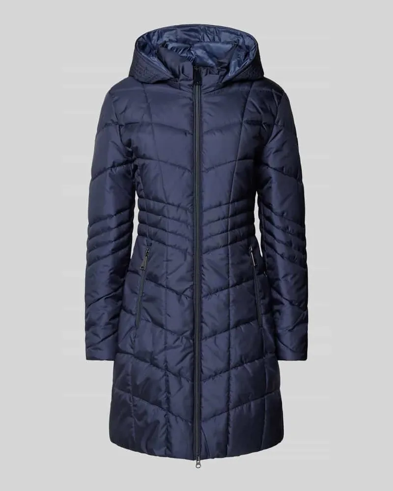 Betty Barclay Steppmantel mit Kapuze Rauchblau