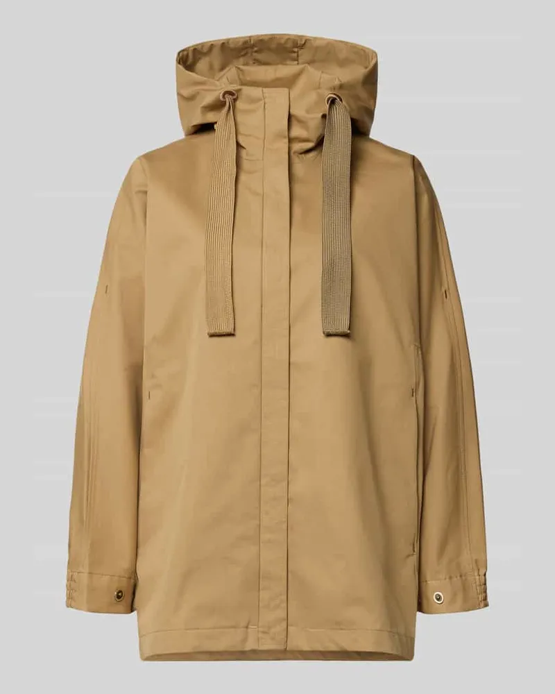 G-Lab Jacke mit Kapuze und Eingrifftaschen Modell 'FEEL Sand