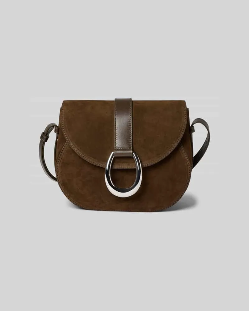 STAUD Handtasche mit Schulterriemen Modell 'BELLA Dunkelbraun