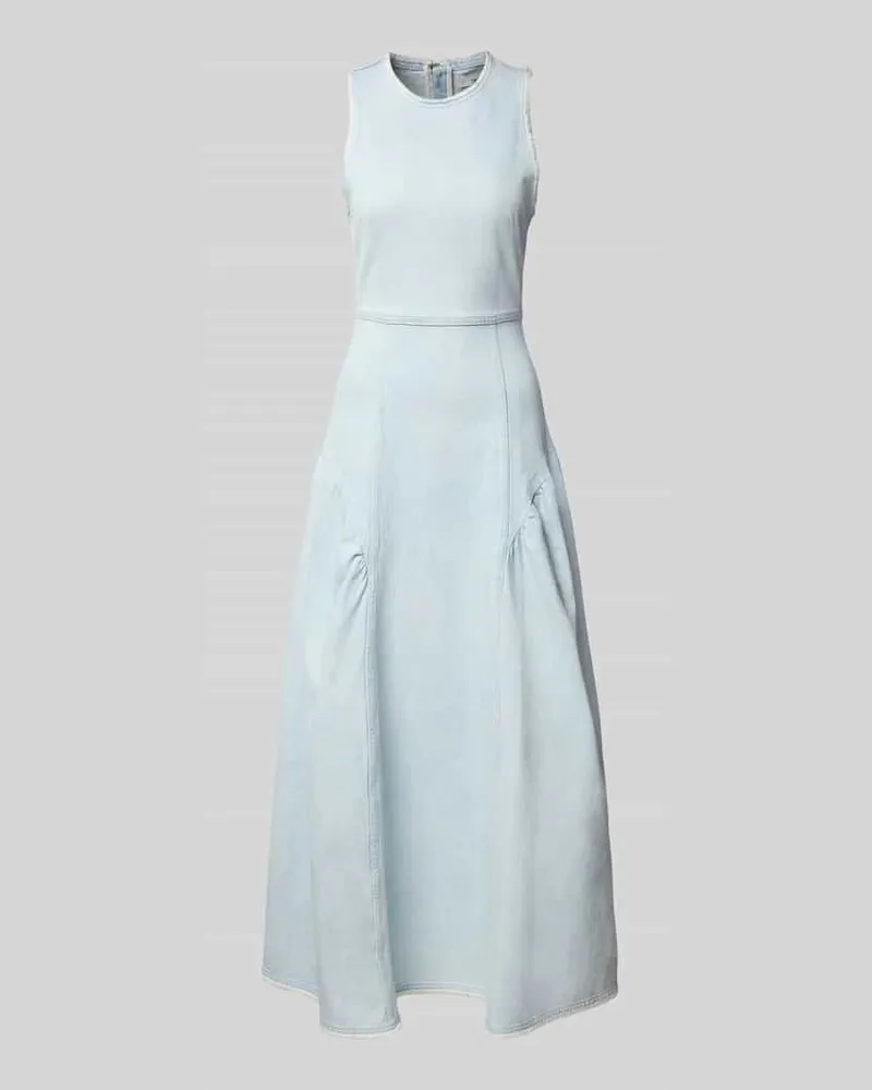 IVY & OAK Jeanskleid mit Fransen Modell 'MARCA ANN Bleu