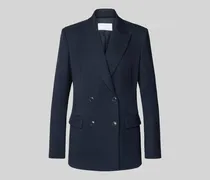 Regular Fit Blazer mit Viskose-Anteil und doppelter Knopfleiste