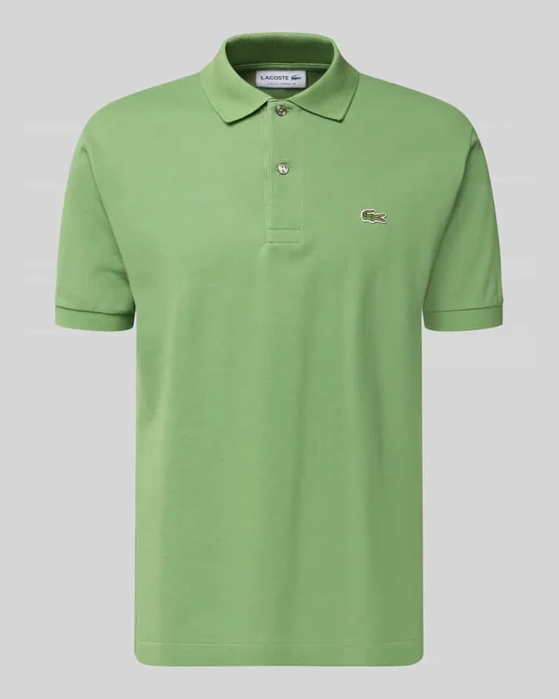 Lacoste Regular Fit Poloshirt aus reiner Baumwolle Gruen