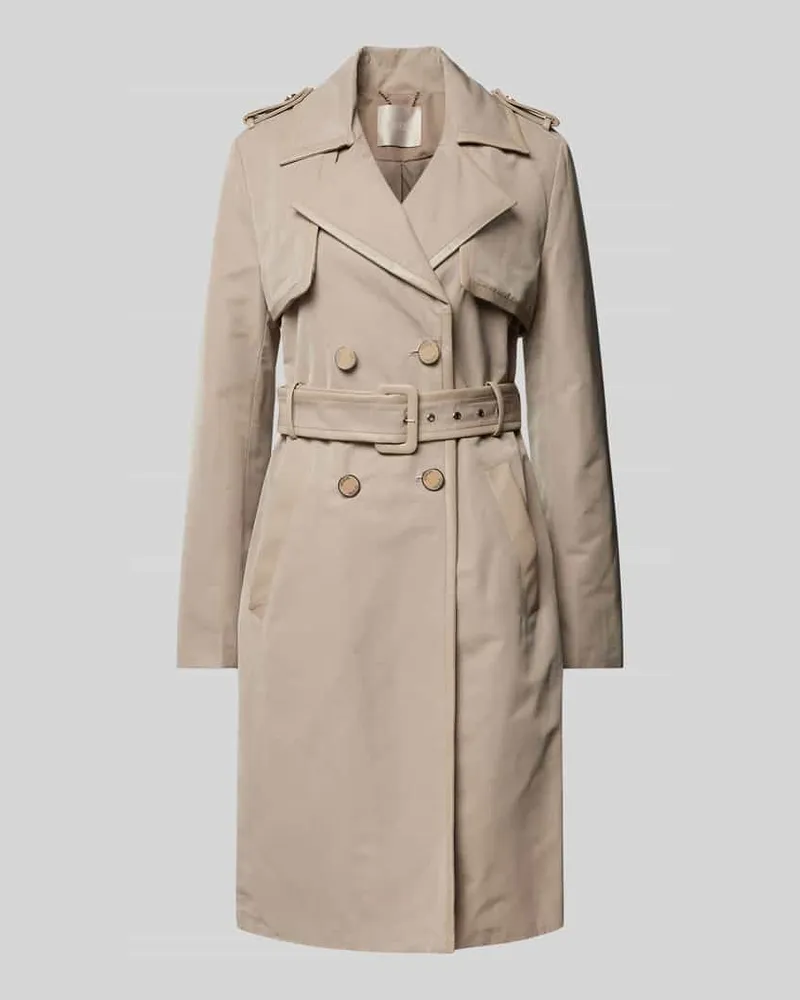Guess Trenchcoat mit Leistentaschen Modell 'JENNY Stein