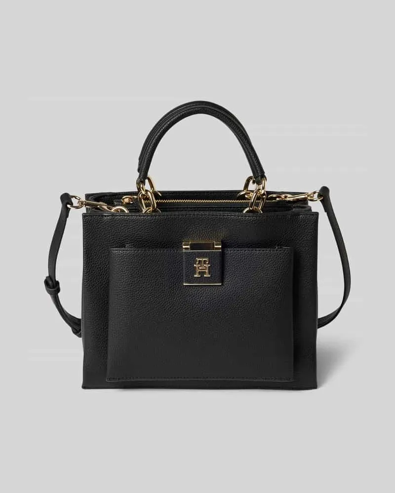 Tommy Hilfiger Handtasche mit Tragehenkel und Schulterriemen Black