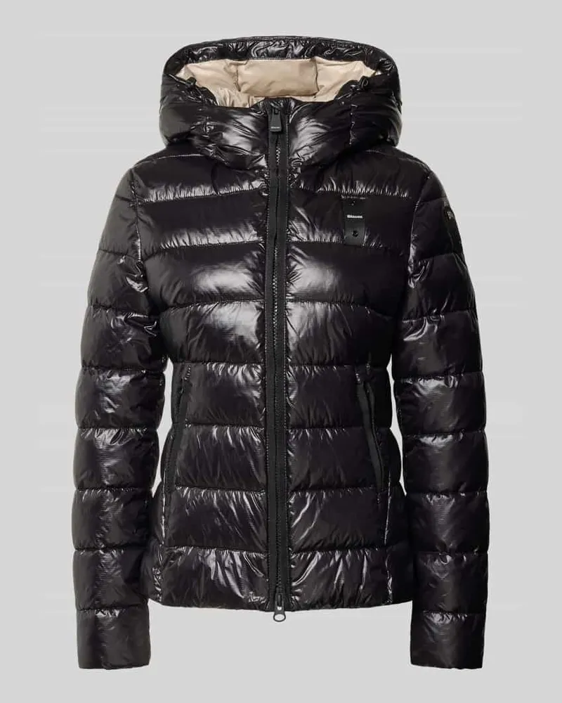 Blauer Jacke in Stepp-Optik Modell 'CAROLL Black