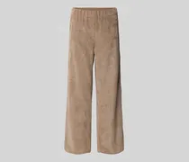 Cropped Cordhose mit elastischem Bund Modell 'CHIARA