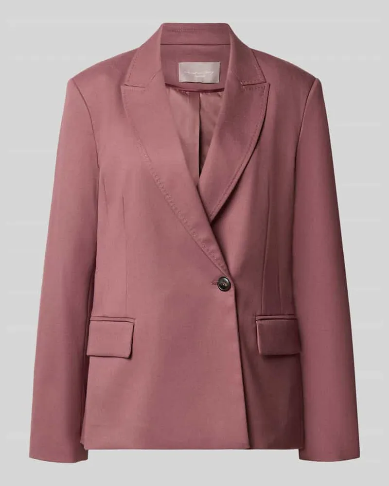 Christian Berg Oversized Blazer mit Viskose-Anteil Altrosa