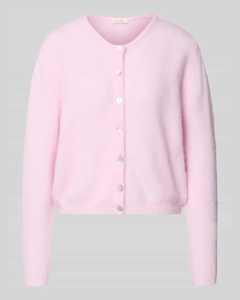 American Vintage Strickjacke mit Knopfleiste Modell 'VITOW Hellrosa