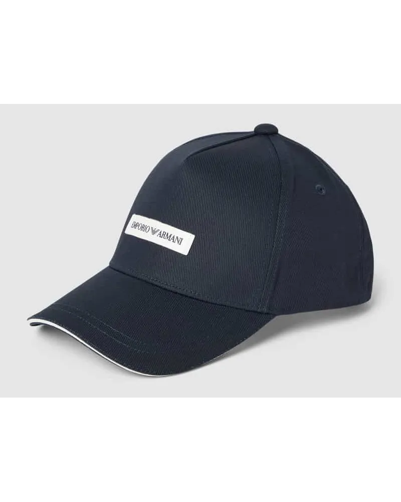 Emporio Armani Basecap mit Label-Detail Blau