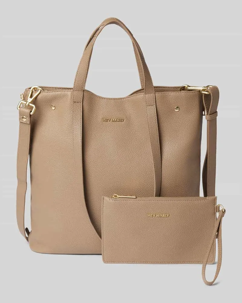Hey Marly Shopper aus Rindsleder Modell 'Pretty Pal Taupe