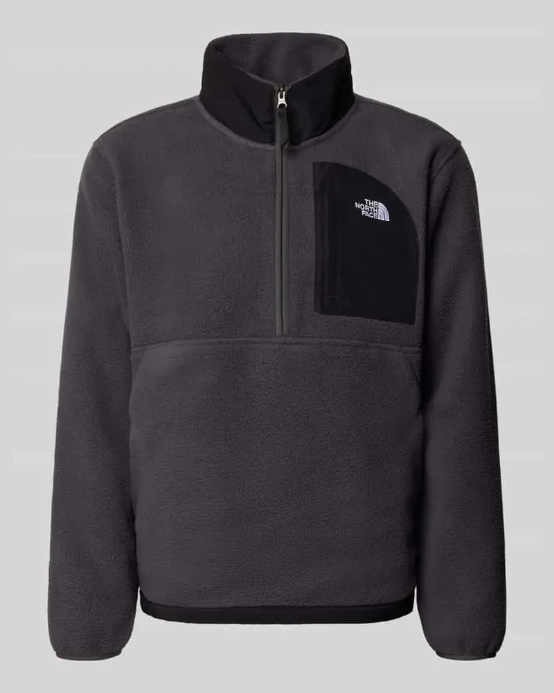 The North Face Fleecepullover mit Napoleontasche Modell 'YUMIORI Anthrazit