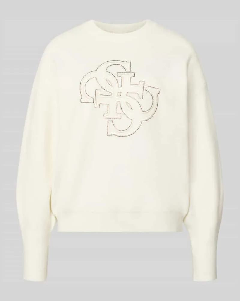 Guess Longsleeve mit Cut Out Modell 'EVELYN Ecru