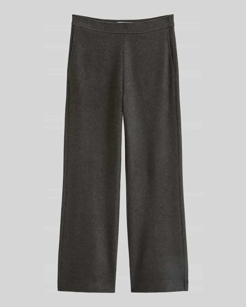 Marc O'Polo Regular Fit Business-Hose mit Jersey-Verarbeitung Anthrazit