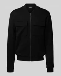 Antony Morato Sweatjacke mit Stehkragen Black