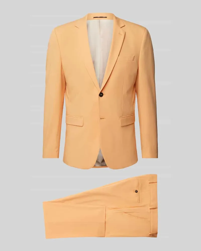 Selected Homme Slim Fit Anzug mit Pattentaschen Modell 'LIAM Apricot