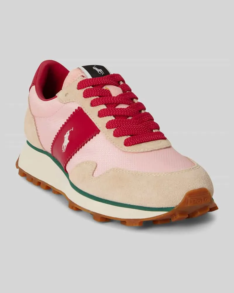Ralph Lauren Sneaker aus Leder-Mix Modell 'TRAIL125 Rosa