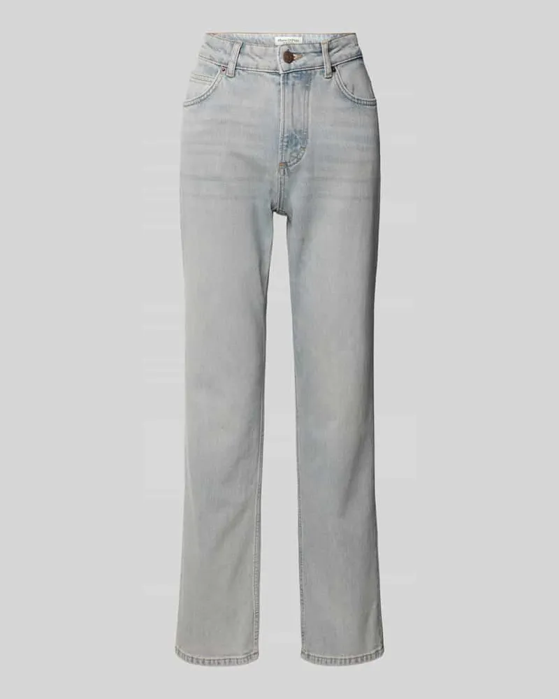 Marc O'Polo Flared Fit Jeans aus Bio-Baumwoll-Lyocell-Mix Modell 'KIRUNA Hellblau