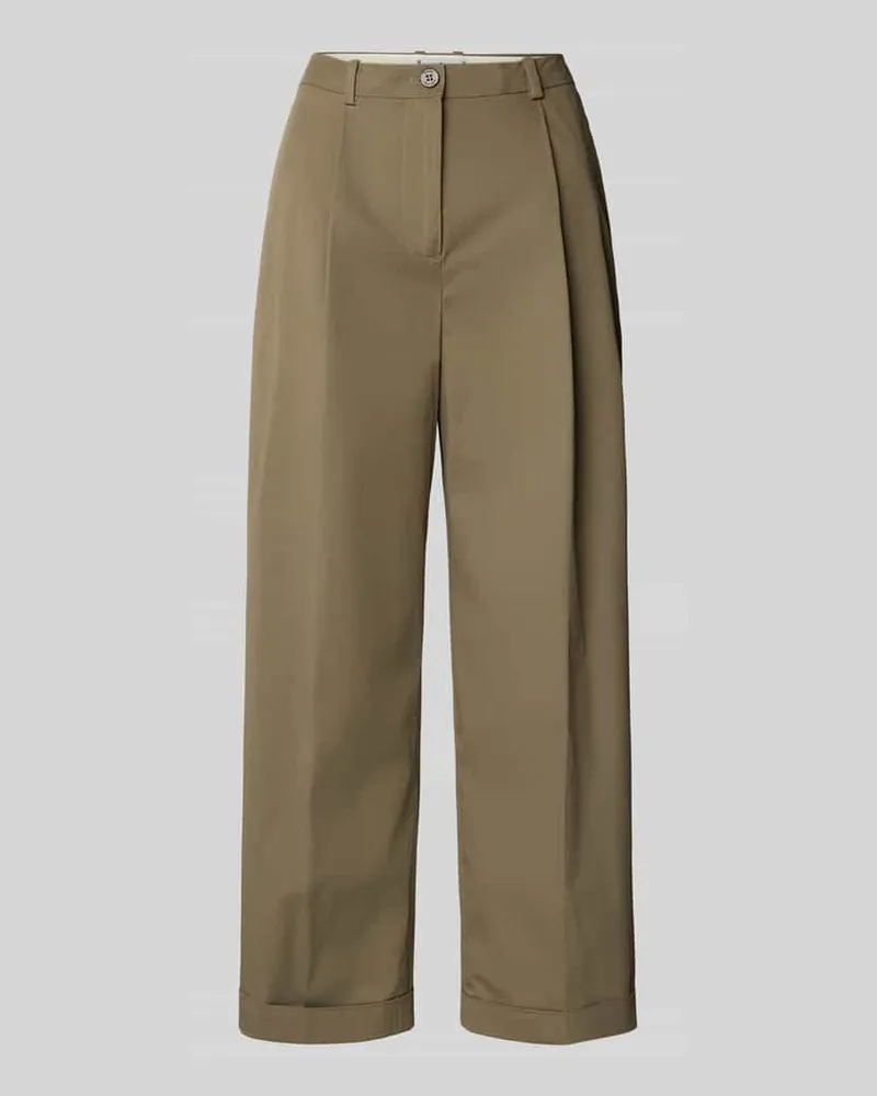 Tommy Hilfiger Relaxed Fit Chino aus Baumwoll-Mix Taupe