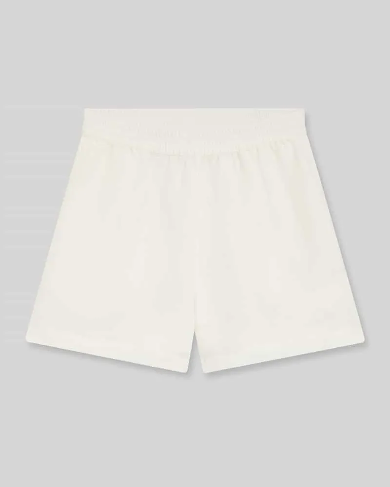 HUGO BOSS Relaxed Fit Shorts aus Leinen-Viskose-Mix Modell 'TALLAN Offwhite