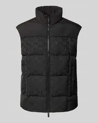 Armani Exchange Daunenweste mit Strukturmuster Black