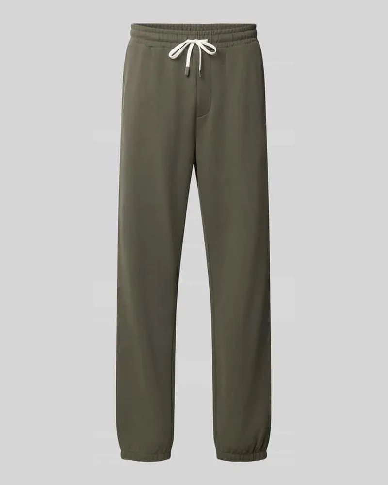 Scotch&Soda Sweatpants mit elastischem Bund und Tunnelzug Dunkelgruen
