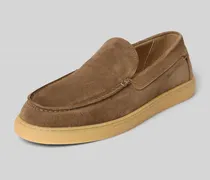 Loafer aus reinem Rindnubuk Modell 'KARO 6B