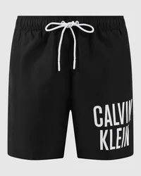 Calvin Klein Badehose mit Label-Print Black