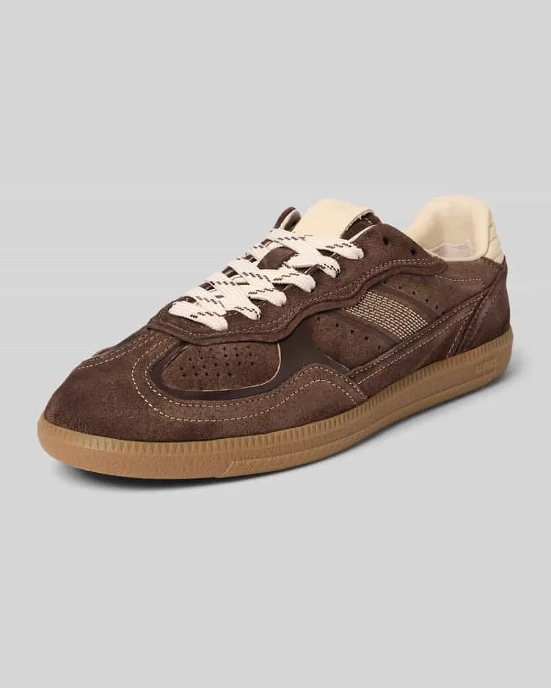 Alohas Sneaker mit Schnürung Modell '490 Rife Chocolate Cream Dunkelbraun