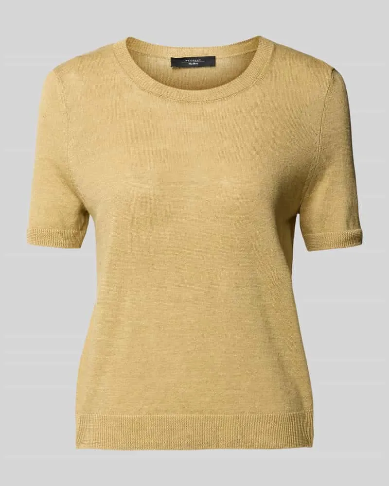 Max Mara Strickpullover mit 1/2-Arm Modell 'PANCONE Sand