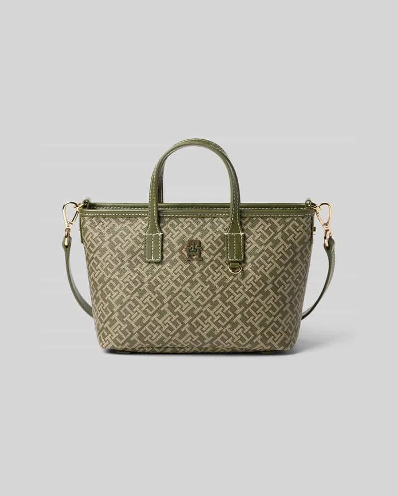 Tommy Hilfiger Henkeltasche mit Leder-Applikationen Lind