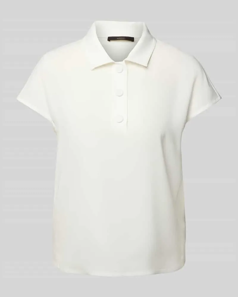 windsor. Regular Fit Blusenshirt mit Kappärmeln Offwhite
