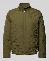 Gant Steppjacke mit Stehkragen Modell 'WINDCHEATER Oliv