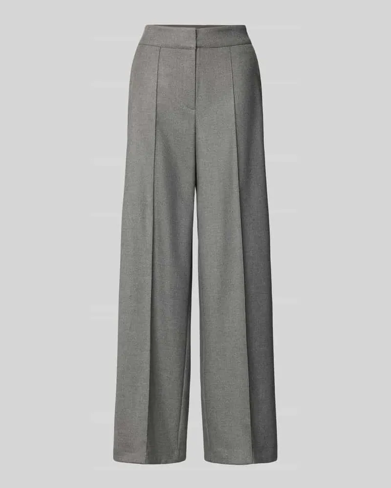 Betty Barclay Regular Fit Stoffhose mit Bundfalten Hellgrau