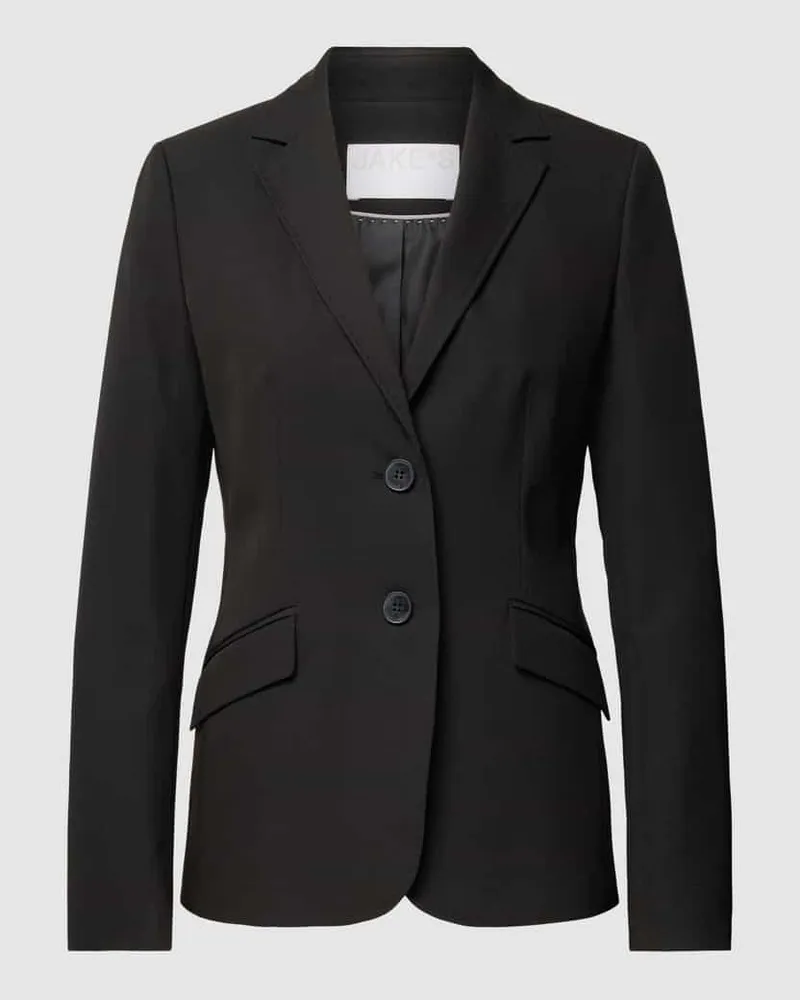 JAKE*S Blazer in unifarbenem Design Black