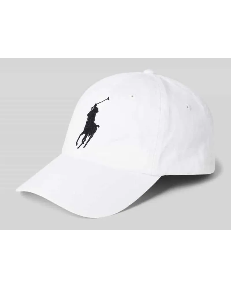 Ralph Lauren Basecap mit Logo-Stitching Weiss