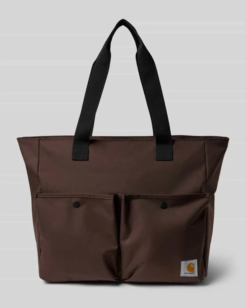Carhartt WIP Tote Bag mit Label-Patch Modell 'Jake Mittelbraun