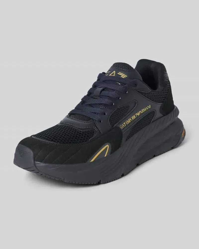 EA7 Sneaker mit Schnürverschluss Black