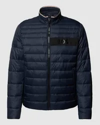 HUGO BOSS Steppjacke mit Label-Patch Modell 'Darolus Dunkelblau